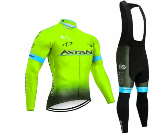 

2021 new team cycling suit long-sleeved suit for men and women team version coloured mountain bike cycling suit