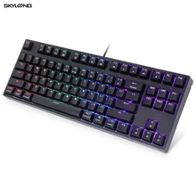 SKYLOONG GK61 SK87 87 Keys Gaming Mechanical Keyboard Hot Swap Wireless Bluetooth RGB Backlit Keyboard ABS Keycaps For PC/MAC