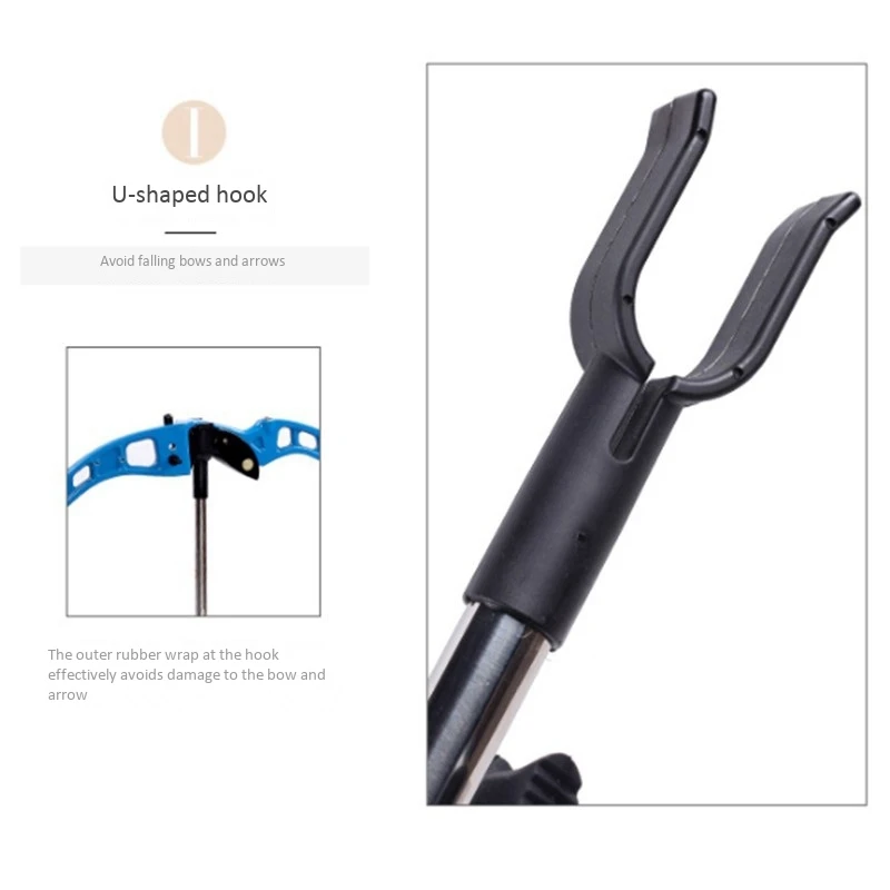 

ELOS-Archery Bow Frame, Recurve Bow for Hunting, Straight Pull Bow Frame, Stainless Steel Triple-Cornered Support Frame