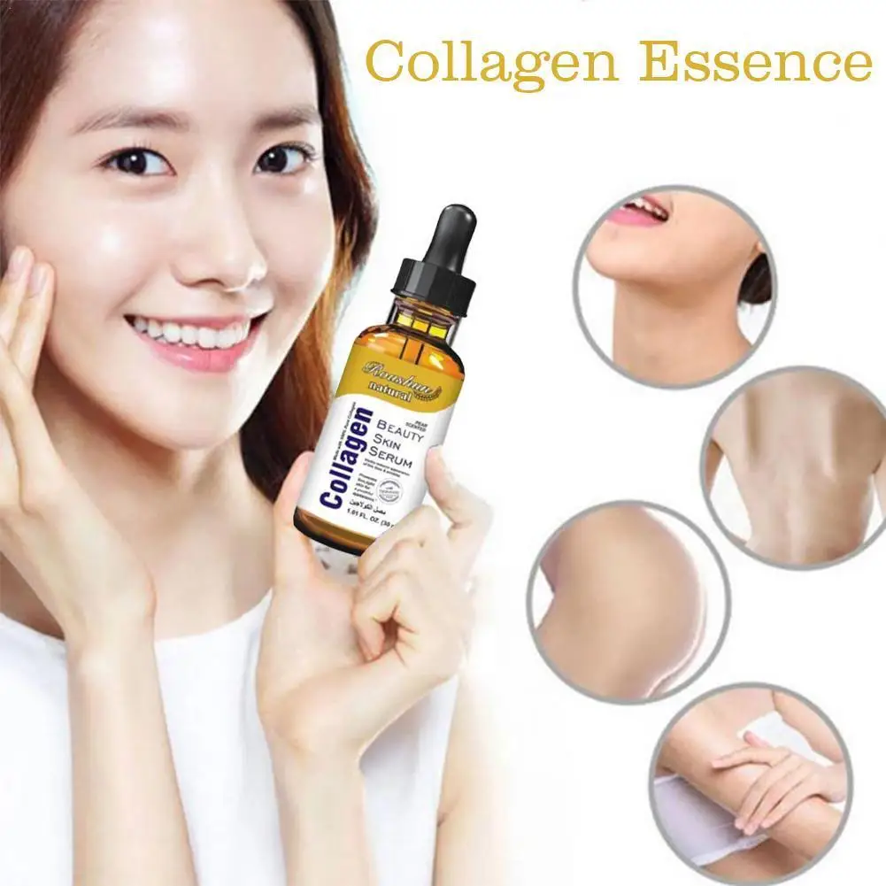 

30ml Collagen Peptide Essence Anti-aging Cream Wrinkle Lifting Firming Whitening Moisturizing Skin Care
