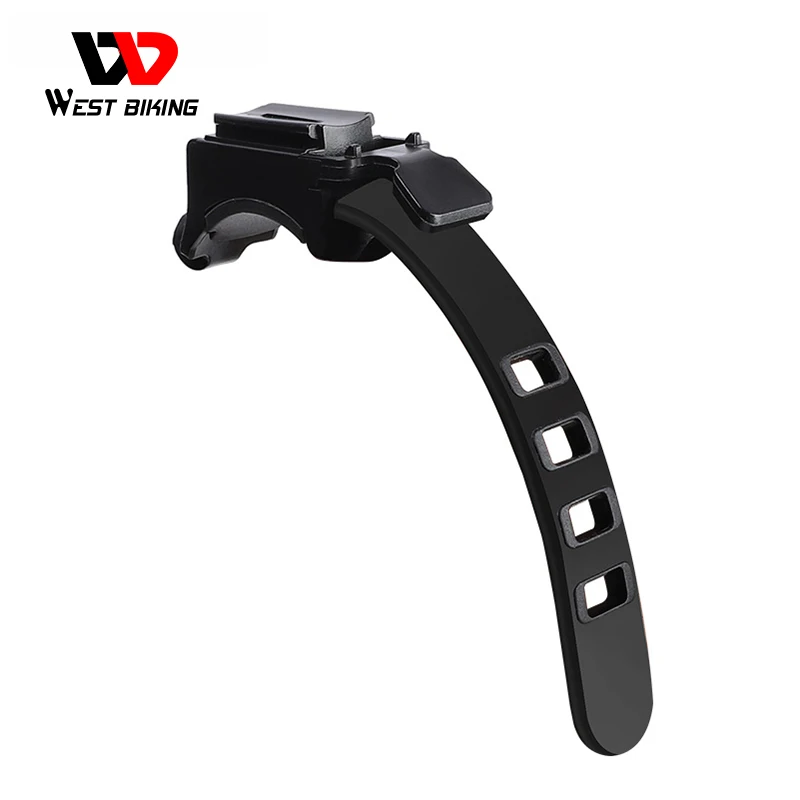 WEST BKING Bike Light Rubber Houlder Detachable Bicycle LED Flashlight Torch Mount Holder Clip Front Lamp Light Clamp Holder