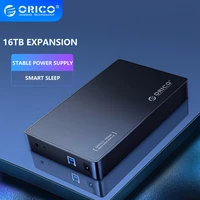 orico 3 5 inch hdd case external hard drive enclosure sata to usb 3 0 5gbps hdd box for 2 5 3 5 ssd black disk case tool free