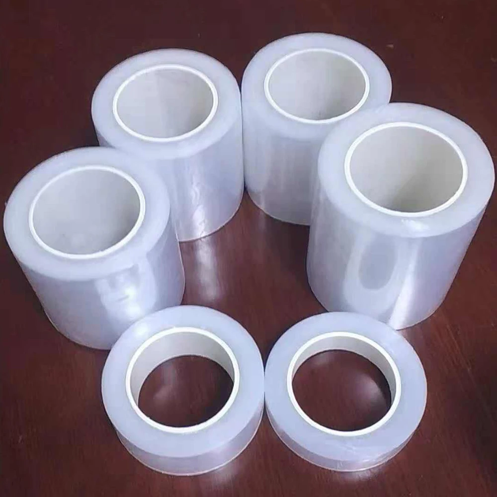 

5Pcs Disposable Tattoo Cover Barrier Film Makeup Tools Accessories Safe PE Tattoo Hygiene Tattoo Cling Film Transparent Eyebrow