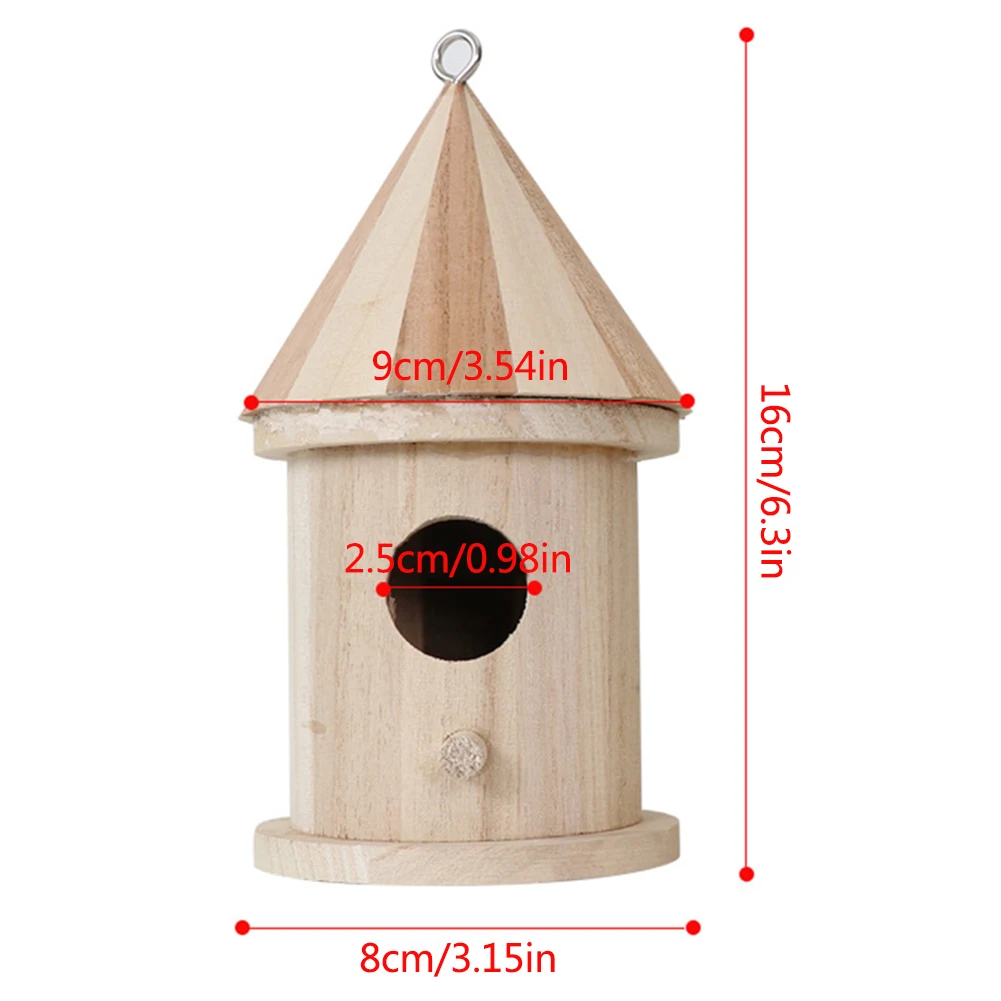 

DIY Bird House Bird Nest Outdoor Hanging Bird Feeder Kids Crafts For Outdoors Garden Home Decoration Bird Cage Nest