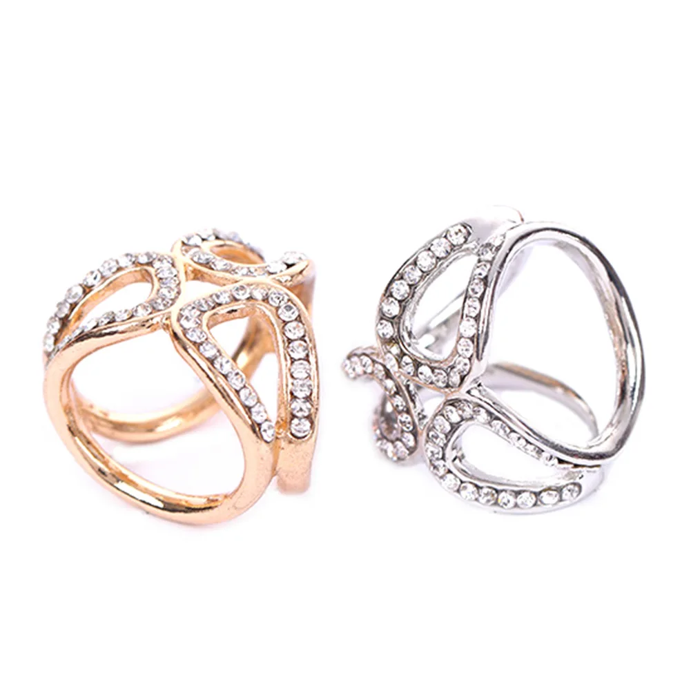 Simple Sweet And White Color Tricyclic Scarf Brooch Jewelry Corsage For Women Shawl Buckle | Украшения и аксессуары