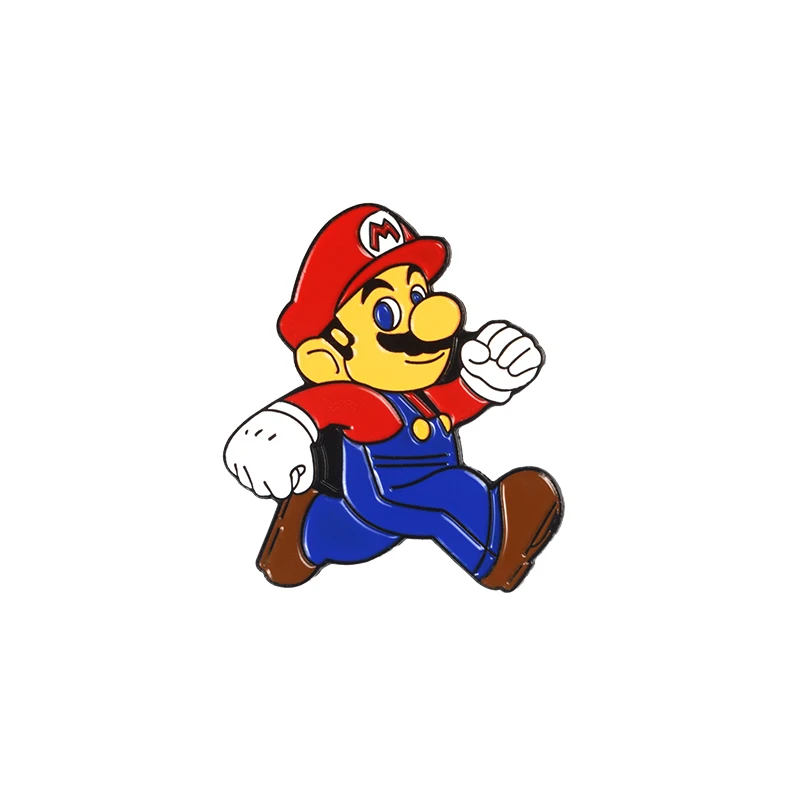 Style 13 Классическая игра лацкан Металлические Булавки Super Mario Bros. Пиксельные Мультяшные броши значки на рюкзак булавки ювелирные изделия подарок для фанатов игр друзей - Окраска металла: Style 13