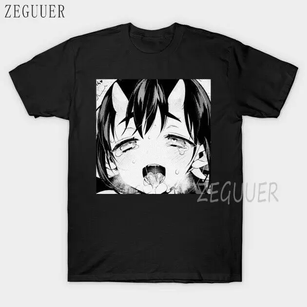 Ahegao манга Косплей Hentai влюбленное сексуальное лицо аниме Японская уличная одежда