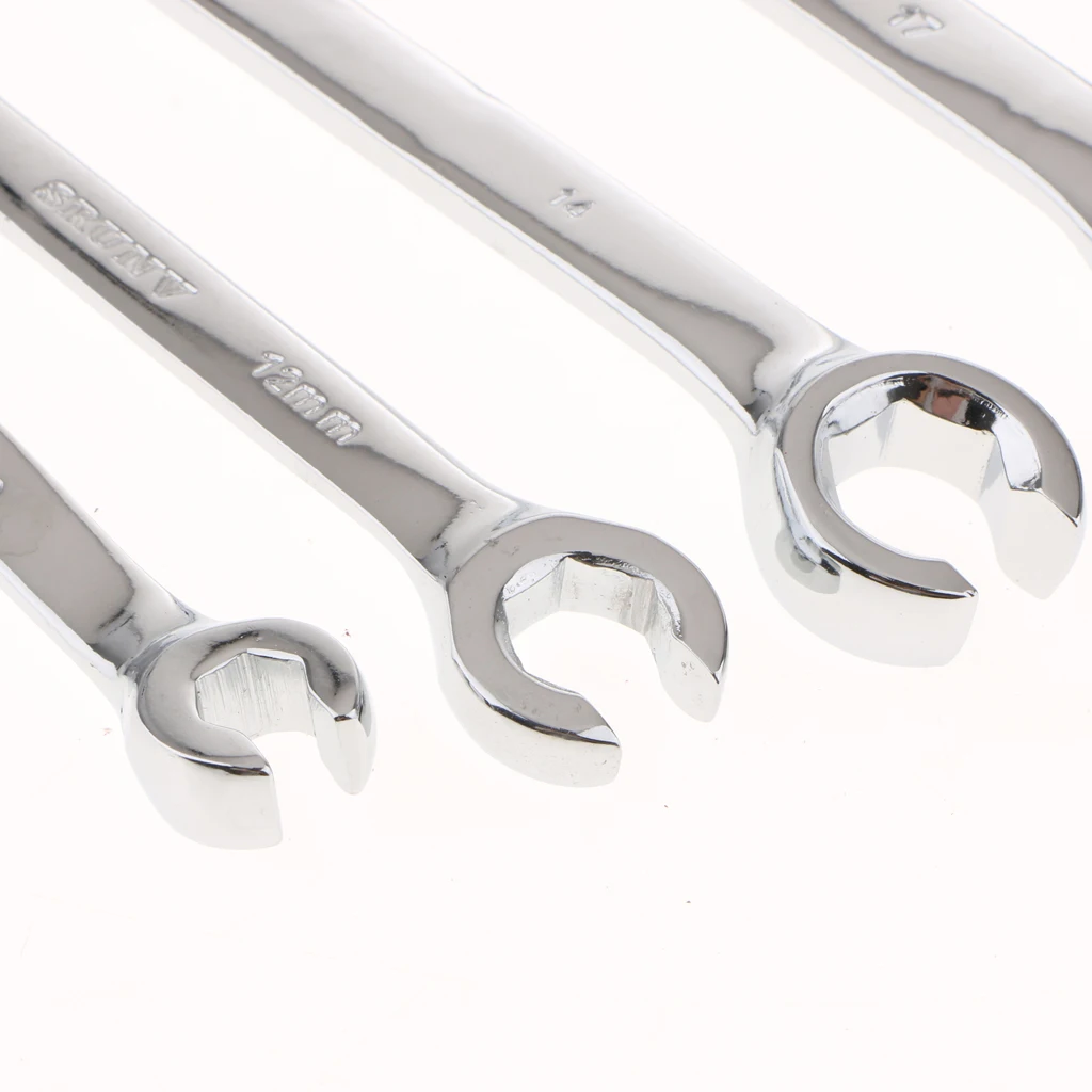 

Perfeclan 6PCS 6x8 10x12 13x14 15x17 19x21 22x24mm Open End Spanner Wrench