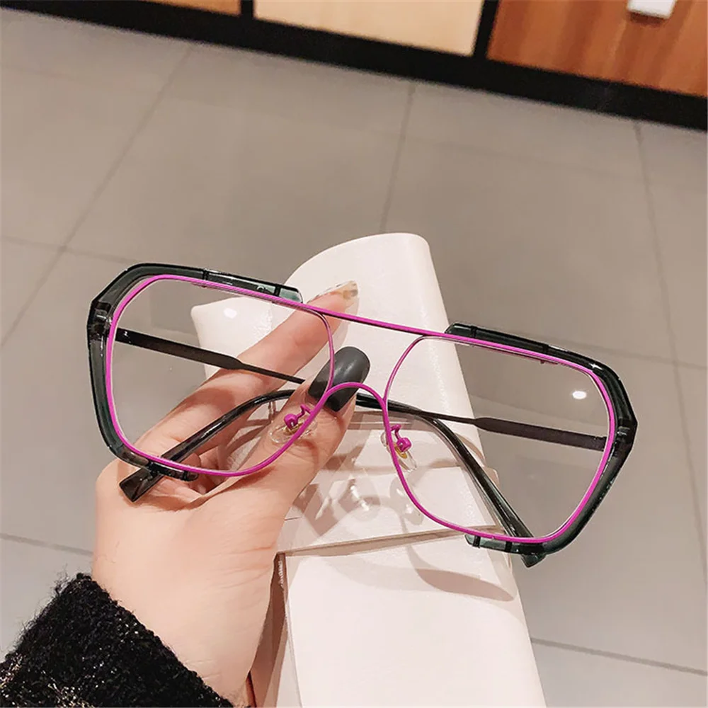 

MAYTEN Vintage Large Frame Square Women Sunglasses One-piece Female Retro ins Yellow Sun Glasses 2021 Men Driving UV400 Eyewear