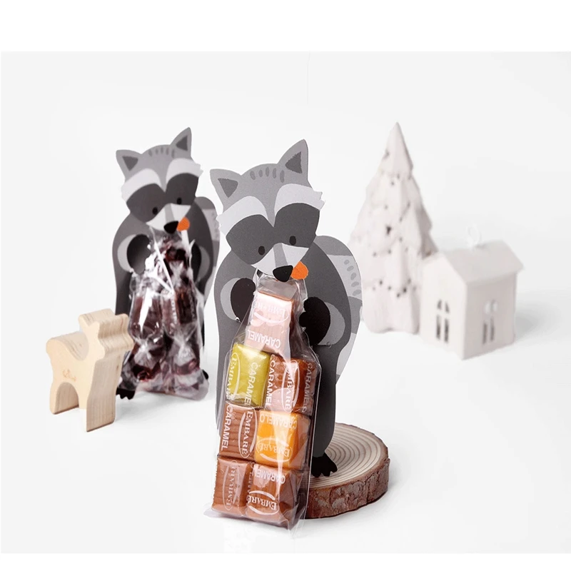 10 шт./упак. креативный пати День рождения Свадебные конфеты сумки Животные