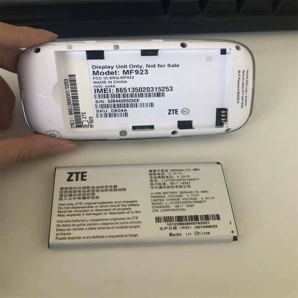Zte MF923 Карманный 4G Модем Мобильный wi-fi-роутер sim-карта поддержка Южной Америки и Северной Америки