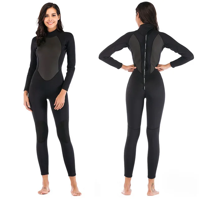 

Sbart 3mm Neoprene Wetsuit Full Body Scuba Snorkeling Diving Swimming Suit For Women Fishing Kite Surfing Spearfishing Suit