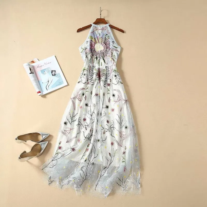 Женская мода 2020 Летнее платье сексуальное подиумное Брендовое дизайнерское