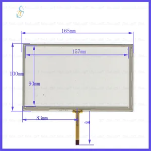 ZhiYuSun Новый 165 мм * 100 мм оригинальный рукописный 7-дюймовый автомобильный DVD-навигатор GPS сенсорный экран панель Бесплатная доставка 165*100