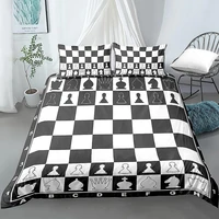 cartoon chess duvet cover euro living room king size quilt comforter cover kids bedroom bedding set luxury home textile 23 pcs