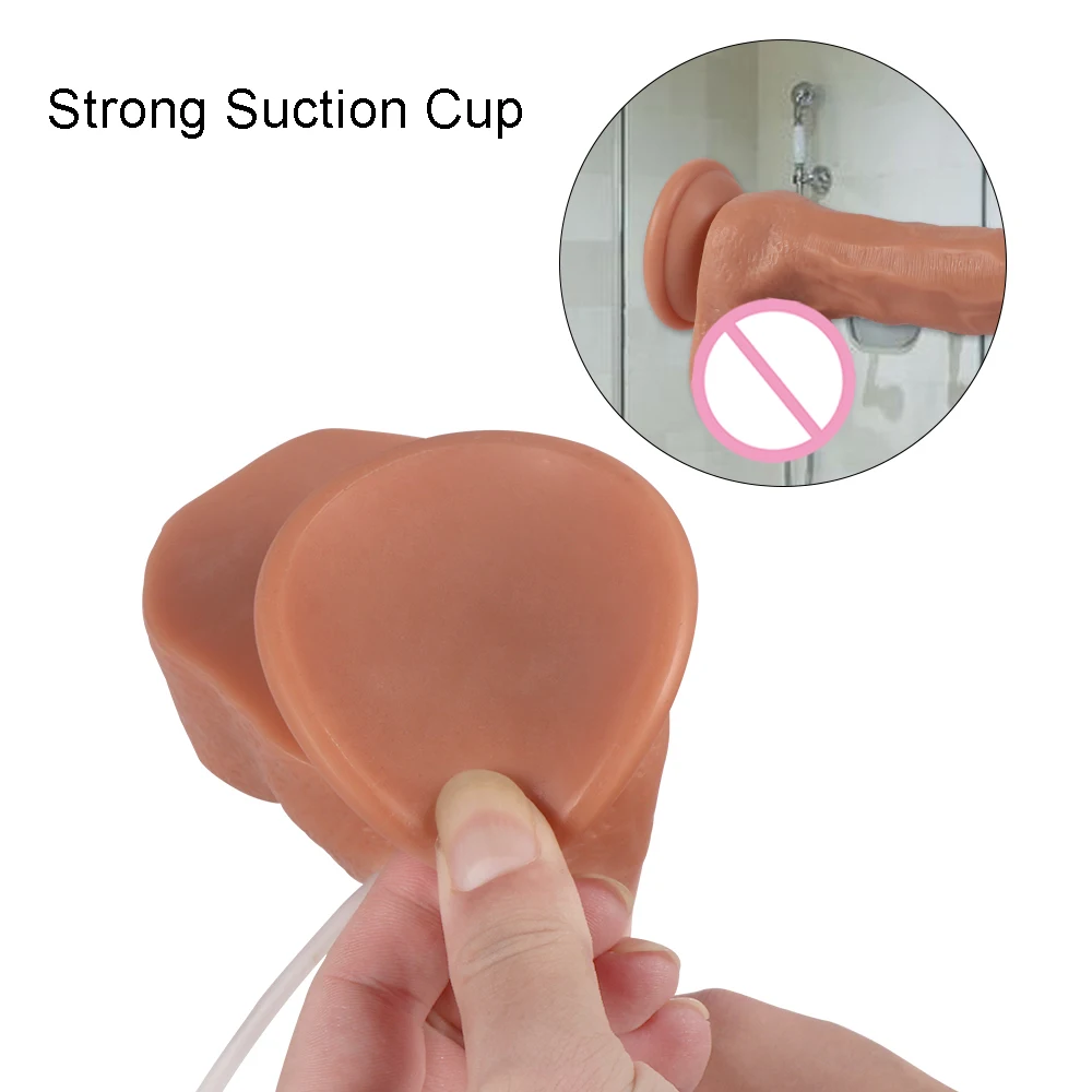 Пенис дилдо фаллоимитатор большой реалистичный огромный страпон эякуляции