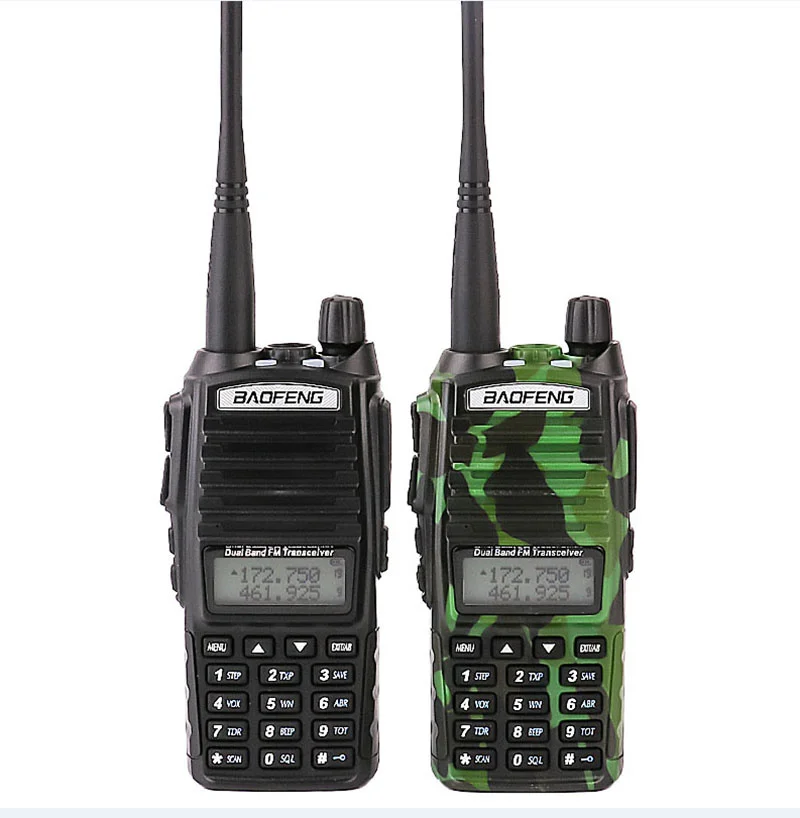 

Портативная рация Baofeng walkie-talkies, радио FM Vox cb переносной УВЧ, Любительский полицейский walky talky Professional uv-82 uv 82, 2 uds.
