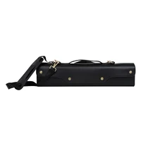 water resistant flute case synthetic leather gig bag box for concert flute with adjustable shoulder strap