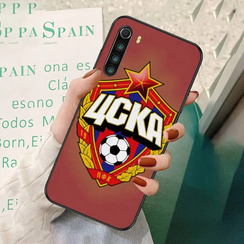 

Russia PFC CSKA For Soft Phone Cases For Redmi 7 8 9 A K20 30 Pro Note 8 9 Pro 9s