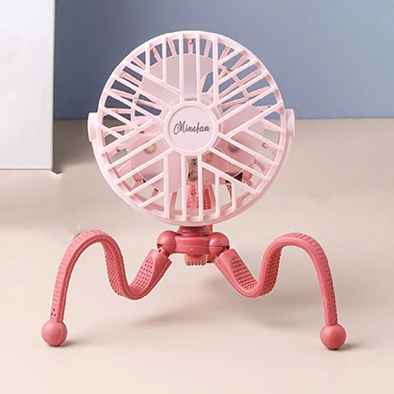 

Mini Hanging Octopus Stand Adjustable USB for Baby Stroller Student