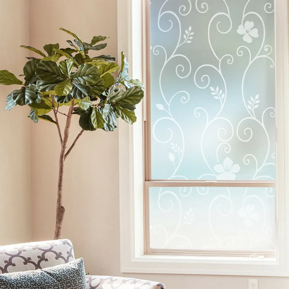 

Waterproof PVC Frosted Glass Window Privacy Film Sticker Bedroom Bathroom Film Home Decorative Film Mayitr Decoration Glass