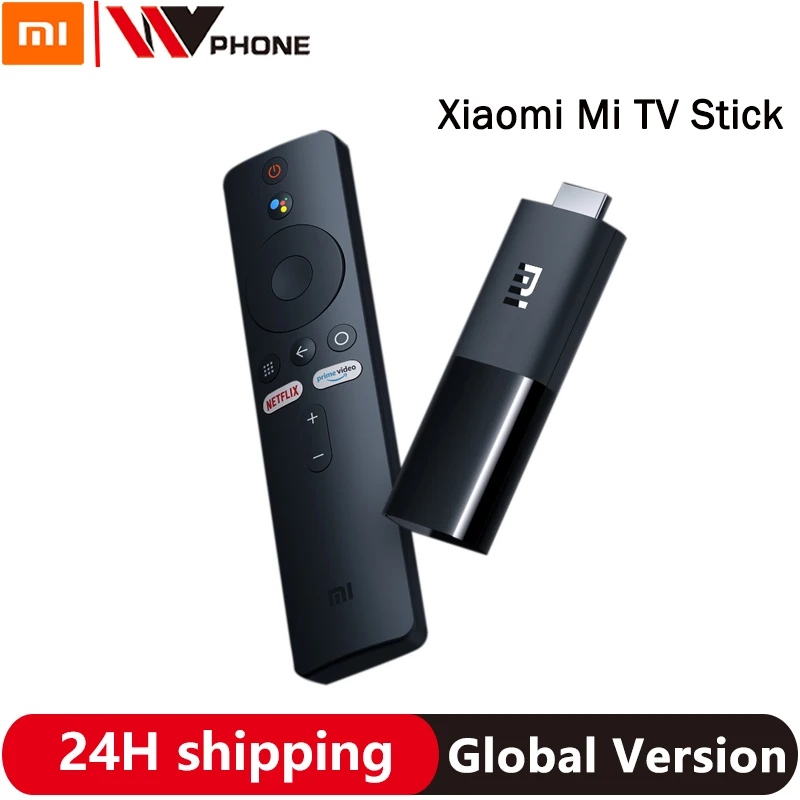  Xiaomi Mi TV Stick Global Version Android TV FDH HDR Quad Core HDMI-compatible 1GB+8GB Bluetooth Wifi Netflix Google Assistant 