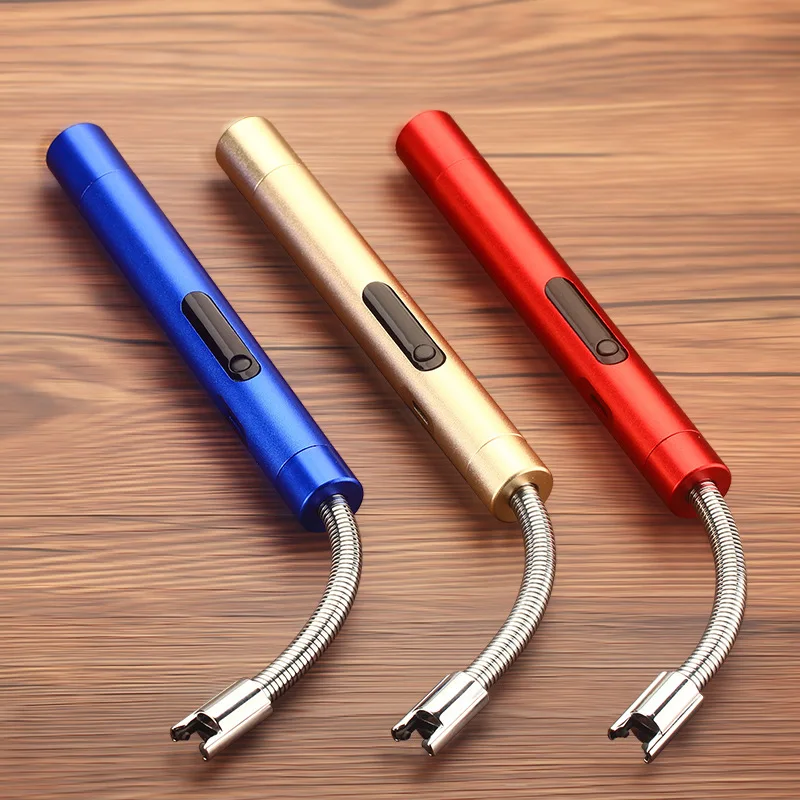 Type-C USB Rechargeable Electronic Candle Lighter Windproof Arc Battery Replaceable Power display for BBQ Outdoor Indoor | Дом и сад