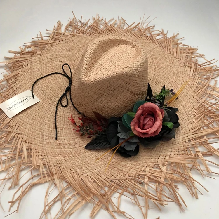 ZJBECHAHMU Модные Винтажные цветочные солнцезащитные шляпы для женщин летняя кепка