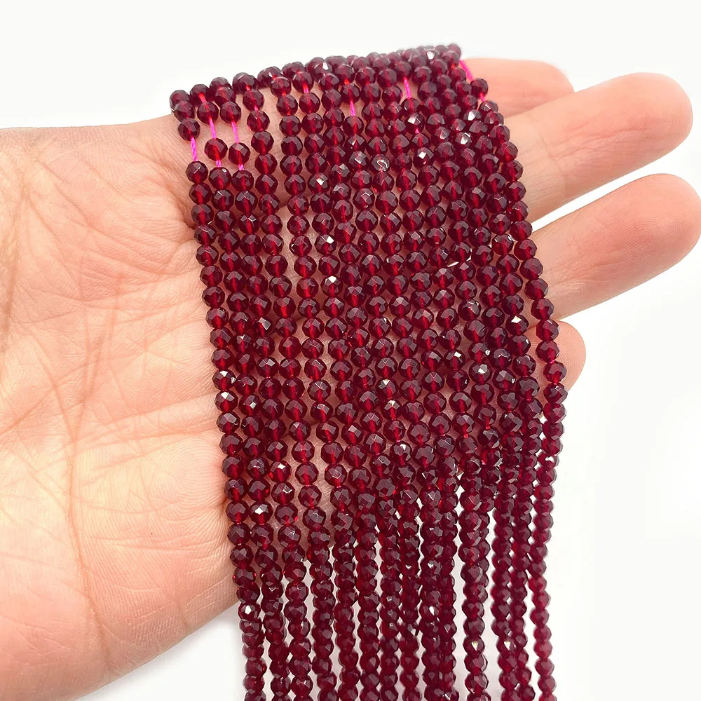 

Fashion Spinel Faceted Beads Purple Loose Bead Making Strap Jewelry DIY Making Bracelet Necklace Accessories Ladies Supplies