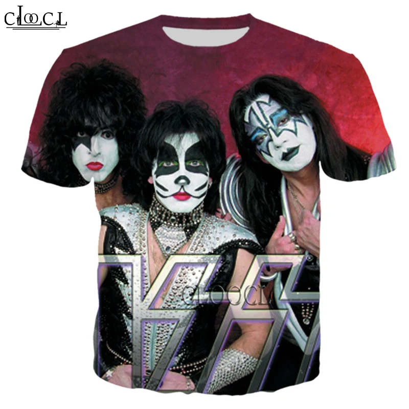 

Футболка с 3D принтом рок-группы, металлическая, мужская, женская, повседневная, в стиле Харадзюку, хип-хоп