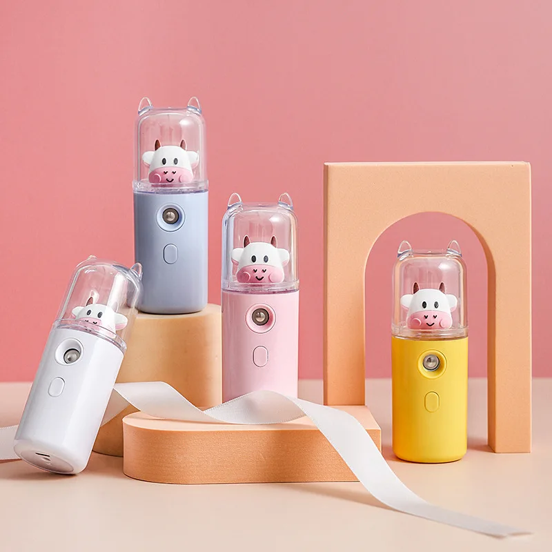 Mini Nano Mist Facial Sprayer Cooler Steamer USB Rechargeable Humidifier Moisturizing Beauty Instruments Face Skin Care | Красота и