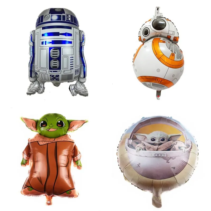 Детский воздушный шар Yoda из алюминиевой пленки специальный мультяшный декор в