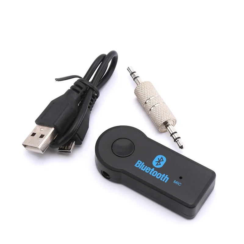 1 Bluetooth AUX мини аудио приемник автомобильный Bluetooth передатчик 3,5 мм разъем для громкой связи Bluetooth автомобильный комплект музыка Aux Bluetooth адаптер - Название цвета: 1