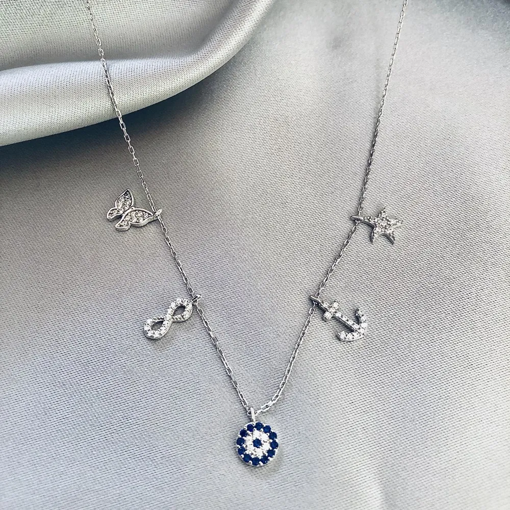 

I Had a Chance 925 Sterling Silver Necklace Women Girls Gift Jewelry Accessories Fashion Handmade Elegant Chain