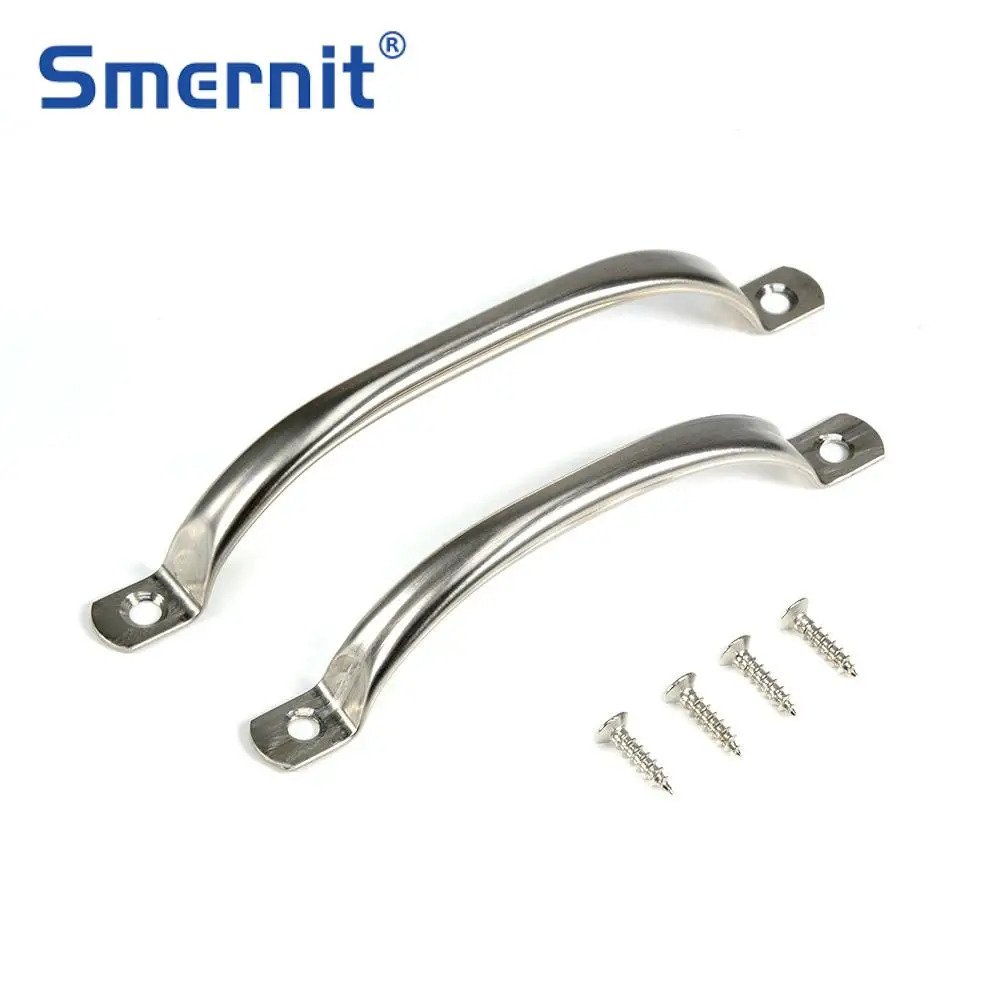 Дверные ручки из нержавеющей стали 2 шт. серебристые для ящиков шкафов кухонных и