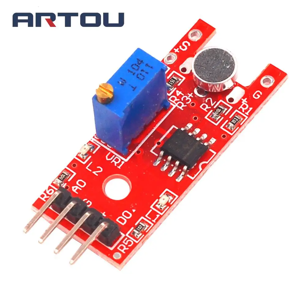 Высокочувствительный звуковой Микрофон Датчик Модуль обнаружения для Arduino AVR PIC KY-038