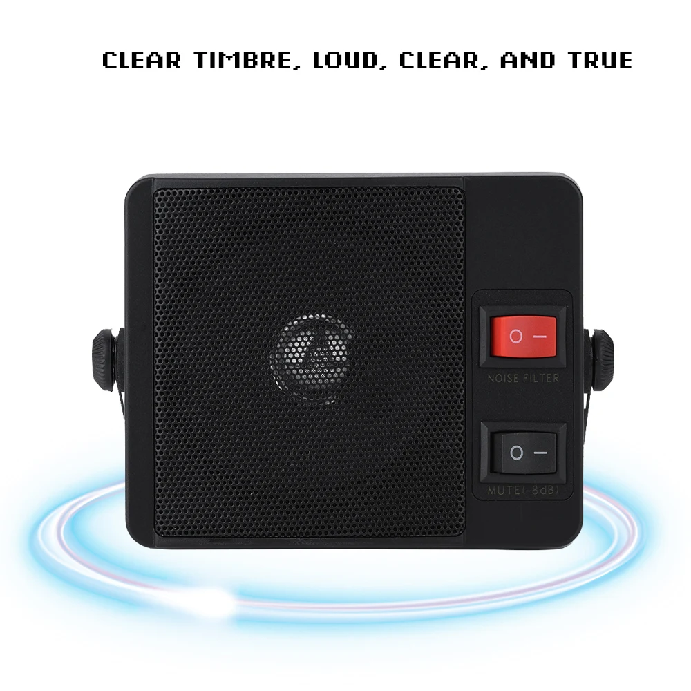 

Mini Walkie Talkie External Speaker For YAESU Two Way Radio Car Mobile RadioExternal Speaker