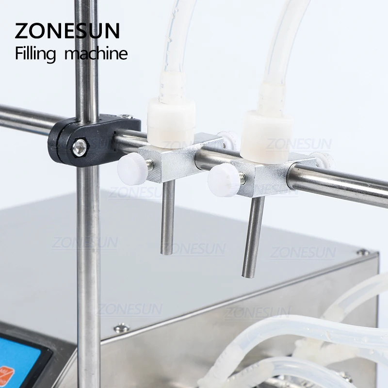 ZONESUN 0 5-50 мл 2 головки полуавтоматический перистальтический насос машина для