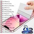 2 шт., Гидрогелевая Защитная пленка для iPhone 13 12 11 Pro MAX XR XS Max 7 8 SE2020