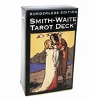 Карточки Таро Smith-Waite на английском языке, портативные игровые настольные карты для друзей, вечеринок, 4P