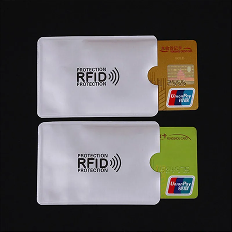 1 шт. Анти Rfid Блокировка ридер замок банк держатель для карт ID банк карта чехол Rfid защита металлический кредитный держатель для карт Алюминий - Цвет: Z1