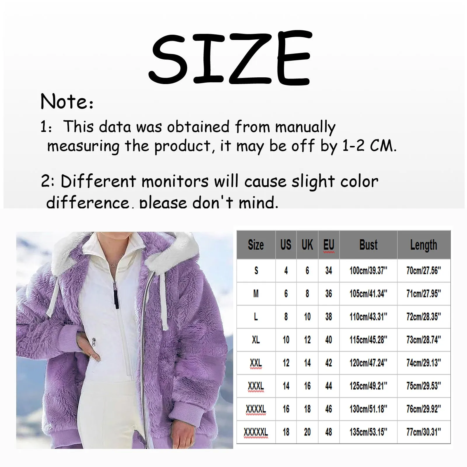 

Hooded Casual Coat Women Jackets 2021 Autumn Winter Coats Female Solid Color Long Sleeve Pocket Woman Outwears Plus Size