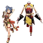 Аниме Liyue Xiang Ling Genshin Impact женский костюм на Хэллоуин Косплей деликатные платья для девочек комикс-шоу форма милая одежда