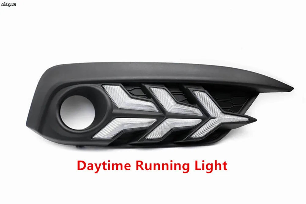 2 шт. для Honda Civic 10th 2016 2017 2018 светодиодный Габаритные огни DRL задний бампер Огни