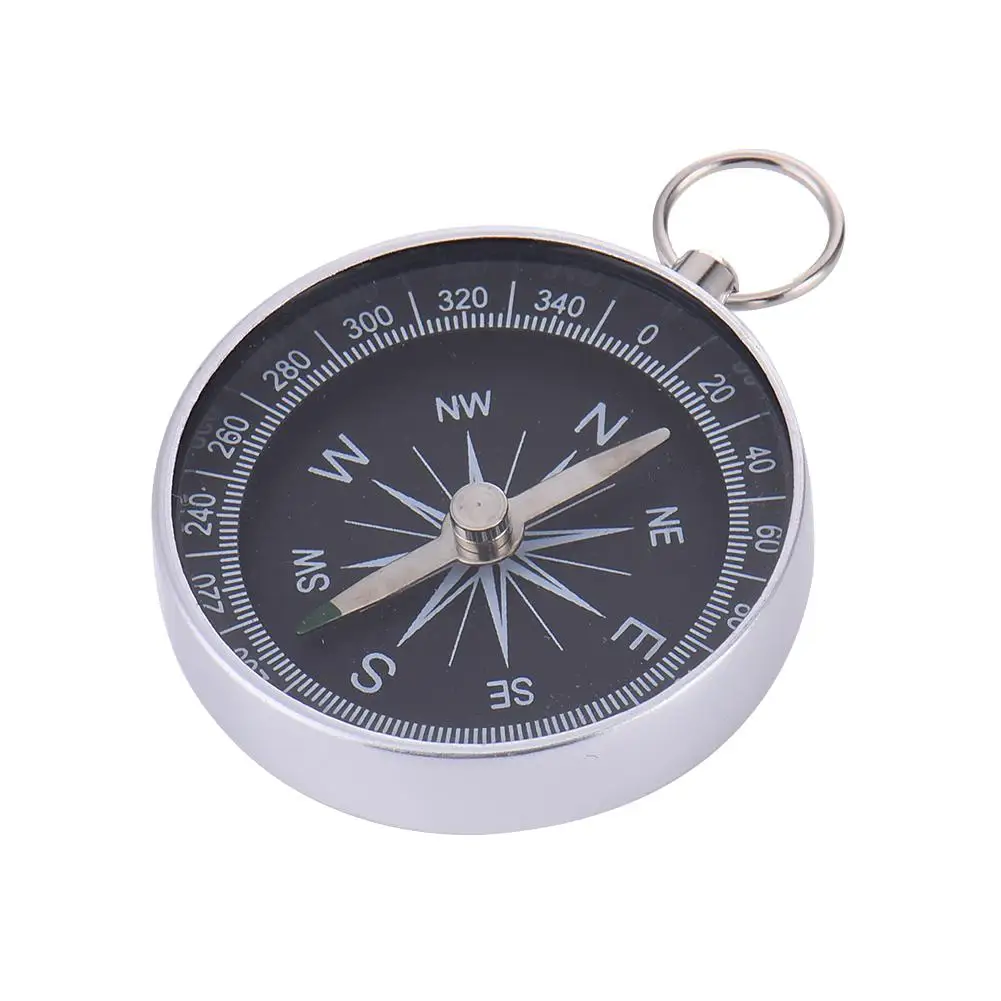 Portable Mini Precise Compass Key Ring Practical Guider for Camping Hiking North Navigation Survival Keychain Pendants | Спорт и