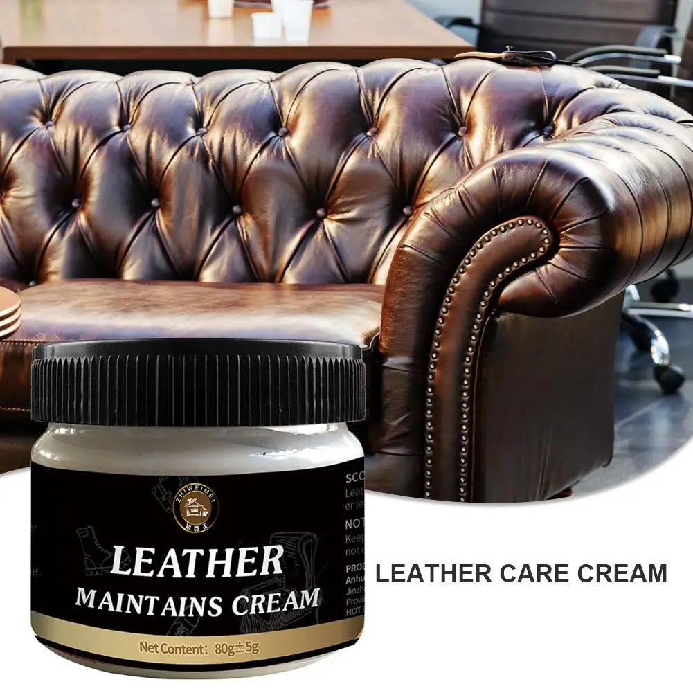 

Leather Cream Leather Conditioner for Leather Clothes Pants Bags Car Seat Polishing Nourishment and Care Leather Maintenance