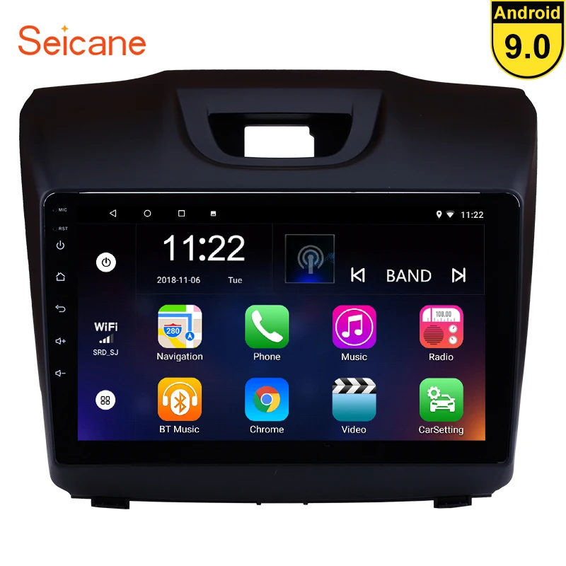 Seicane 9 дюймов Android 9,0 для Chevy Chevrolet S10- ISUZU D-Max автомобильный Радио gps навигатор плеер Поддержка камеры заднего вида
