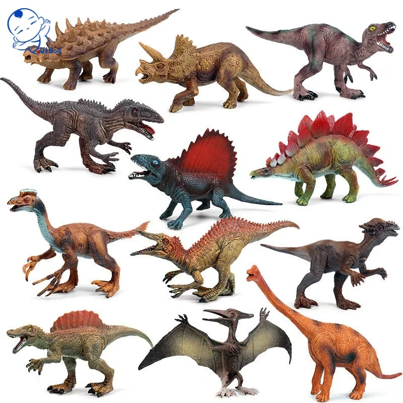

Движущиеся и игрушечные фигурки, модель Брахиозавра Plesiosaur тираннозавр, дракон динозавр коллекция животных Коллекция Модель игрушки подарк...