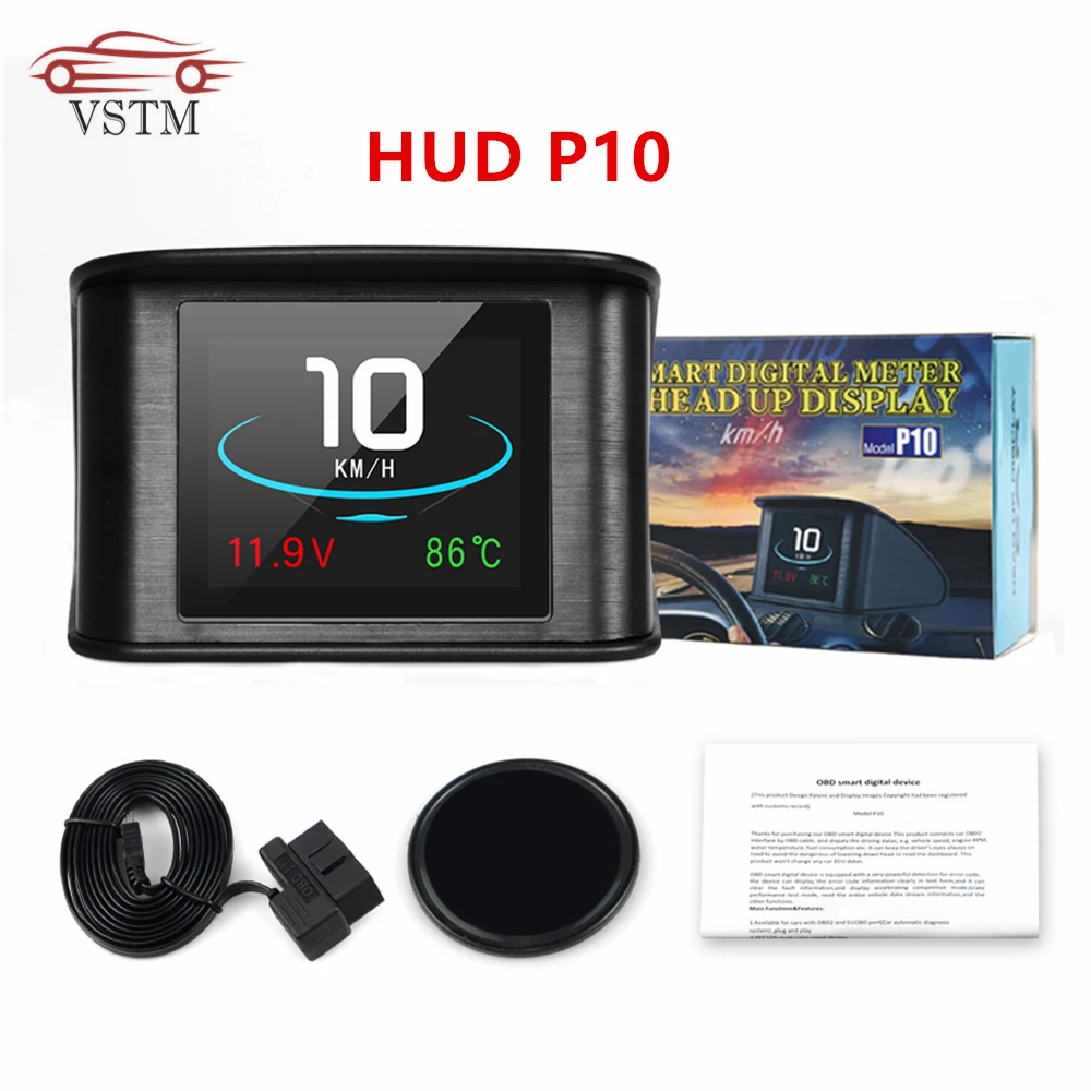 Hud gps OBD компьютерный автомобильный проектор скорости цифровой измеритель