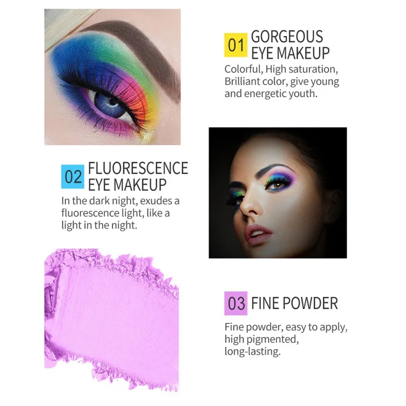 Beauty Glazed 8 оттенков матовые тени для век Палитра флуоресцентные хайлайтеры Макияж